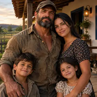 Família antes do plano